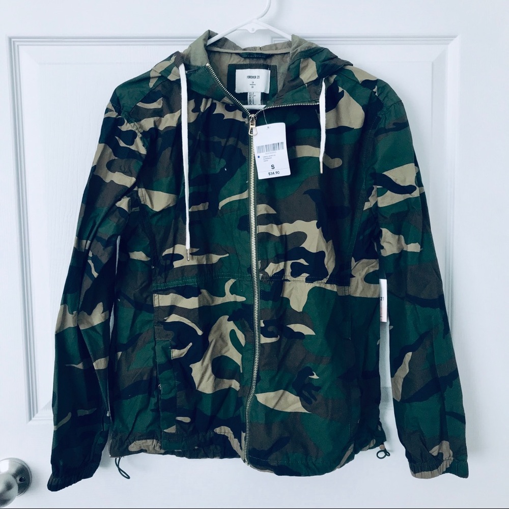Hooded Camo Jacket